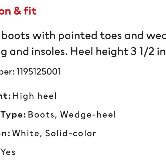 HM Wedge Heeled boots - Picture 8 of 9